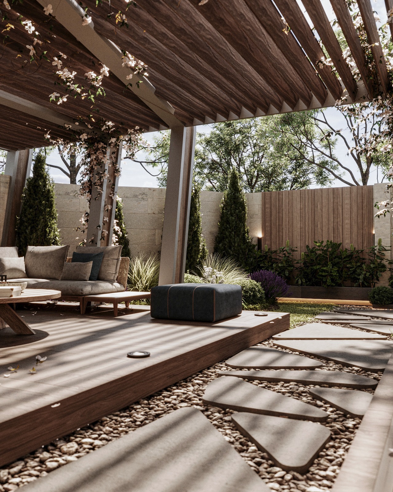 Evening lighting mood